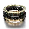 Strand Simple Style Pärlor Boho Multicolor Armband smycken Tillbehör Damer sträcker flerskiktsarmband för kvinnor