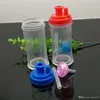 フッハーズ新しいプラスチックフィルターウォーターボトル卸売ガラスボンズオイルバーナーガラス水パイプオイルリグ喫煙リグ