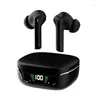 Bluetooth 5.3 Kulaklık Kablosuz Kulaklıklar Hifi Stereo Oyun Spor Kulakları Mikrofon Enc Gürültü İptal Etme Kulaklıkları