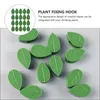 Tuinbenodigdheden andere 5 sets groen klimplant fixer tuinieren fixing haak bladvormig