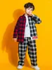 Stage Wear 2023 Hip Hop Dance Costumi per bambini Stup hiphop a pezzi per bambini Jazz moderni vestiti rave ragazzi performance dqs10962