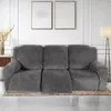 Stol täcker 1 Set Recliner Sofa Cover Couch Slipcover Solid Color for Home El