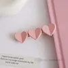 INS Ribbon children hair accessories girls candy color love heart princess hairpins sweet kids birthday party barrettes Z0557