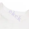 Luksusowa marka mody Mens T Shirt Classic podwójny królik litera drukująca za okrągła szyja krótki rękaw
