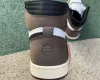Sandals 2023 Basketball Shoes TS x Jumpman 1 High OG brown Leather Outdoor Sports Sneakers With Box