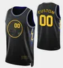 Custom Basketball Jersey Men Men Youth Golden Stephen 30 Curry Andrew State 22 Wiggins Klay 11 Thompson 3 Poole 00 Jonathan Kuminga