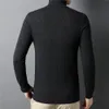 Men's Sweaters COODRONY Brand 100% Merino Wool Turtleneck Sweater Men Clothing Autumn Winter Pure Color Slim Thick Warm Cashmere Pullover Z3016 230302