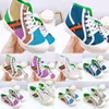 Kinderschoenen Casual canvas 1977 Tennis High Top Low Sneakers Kinderen Kid Shoe Boys Girls Girls Tijger Gedrukte Traniers Jeugd Toddlers Linnen Fabric Luxueuze sneaker