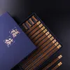 Eetstokjes 10pairs hoogwaardige premium natuurlijke wenge houten houder cadeau -doos huishouden bestek servies set Chinese 230302