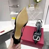 women luxury Dress Shoes designer high heels Gold Tone triple black nuede red womens lady fashion sandals Party Wedding Office pumps h2