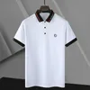 T-shirt da uomo di lusso da donna Polo top2 Ricamo Classic Senior Casual Homme maniche corte Mens cotone confortevole tendenza estate