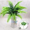 Decorative Flowers 7 Forks/Bouquet Artificial Fern Persian Leaves Vines Simulation Plastic Grass Green Plant Wedding Party House Garden