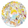 Emballage cadeau MX/50pcs ange autocollant pour planificateur Scrapbooking papeterie étanche décalcomanies ordinateur portable enfant