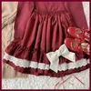 تنورات الصيف kawaii الموضة نساء Mini Skirt School Gilrs Pink لطيف عتيقة الدانتيل القوطية cosplay لوليتا عالية الخصر مطوي