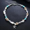 Fußkettchen Muschel Seestern Anhänger Strand Fußkettchen für Frauen Mädchen Sommer Versorgung Böhmen Knöchel Kette Schmuck Geschenk SUB Sale