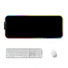 Gaming Mouse Pad RGB LED Glowing Colorful Large Gamer Mousepad Keyboard Pad Non-Slip Desk Mice Mat 7 Colors for PC Laptop