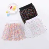 Röcke Kinder Neue Bunte Polka Dots Mesh Tüll Rock Elegant Plissee Tutu Rock Mädchen Vintage Lolita Petticoat faldas Saias Jupe Tutus T230301