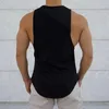 Tanques masculinos Tops de fisiculturismo Men Gyms Fitness Trepness Workout Shirt Stringer Stringer Singlet Summer Casual Loose Undersirt