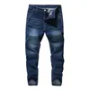 Mäns jeans Herrmärke Jeans Loose Straight Elastic Anti-THE STIF TOLT DENIM PANTS MANA Big Size 230302