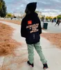 Marchio di moda Travisscott m Nome comune Stampa in schiuma Felpa con cappuccio in peluche Giacca con cappuccio da uomo e da donna