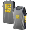 Ja 12 Jersey Morant Grizzlie Fans Shirt Reggie 31 Miller Memphises grön Vit Bennedict 00 Mathurin Basketball