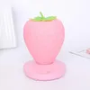 Veilleuses LED Strawberry Light Rechargeable Interface USB Lampe Outil d'éclairage Rose