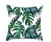 Cushion Decorative Pillow Leaf Decorative Pillows Case Blue Cushion Cover Home Decor Linen For Sofa Light Grey Purple190g