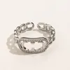 t ring for Men Wedding Silver Rings Dimaond Jewlery Designer for Women Luxury Mens atacado Westwood Womens Cjewelers TIFF Jóias de Aço Anterior