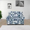 Chair Covers Sofa Prtoectector Abstract Geometry Cover For Living Room Elastic Polyester Custom Set