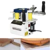 Máquina de bandas de borde Qihang top BR500, máquina de bandas de borde pequeña para carpintería, herramientas de borde de encolado automático de PVC de madera