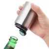 Stainless Steel Bottle Openers Automatic Push Down Magnetic Beer Cap Opener Bar Kitchen Wine Gadgets Tools Openers 200pcs SN5153