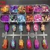 Nail Glitter TCT-598 Chunky Chameleon Color Shift Glitter Nail Art Decoration Manicure Tumblers Crafts Diy Festival Exclseories 230302