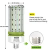 LED 옥수수 전구 8400 루멘 60W 5000K 일광 화이트 E26/E39 실외 실내 차고 뒷마당 창고 상업 및 산업 조명 베이를위한 대형 모그베이스