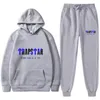 Mens Tracksuits mens and womens fallwinter hooded suit casual sportswear grab velvet twopiece fashion loose hoodie pants 230228