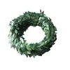 Decorative Flowers 7.5M Silk Garland Green Leaf Iron Wire Artificial Flower Vine Rattan For Home Decor Wedding Decoration DIY Wreath