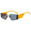 Diseñador de moda Gafas de sol de lujo para mujer Hombre Gafas clásicas Goggle Playa al aire libre Gafas de sol sin marco 7 colores Firma triangular opcional