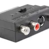 AV audio / video SCART testa di scopa al convertitore Spina terminale europea 21p pin RCA differenza di colore