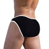 Underpants Männer Dessous-Briefs sexy atmungsaktive Unterwäsche niedrige Taille weiche U-Konvex-Elastizität Höschen Männlicher Bikini Slip