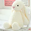 Pâques lapin Bunny Ear en peluche Toy Soft Farged Animal Doll Toys 30cm Douilles de dessins