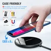 DBPOWER Magnetic Wireless Charger, Qi 15W Max Fast Charging Pad with Magnetic Ring for iPhone 14/14 pro/14 mini /13/13 Pro/13 Mini/12/SE 2020/11/X/8, No AC Adapter