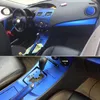 For Mazda 3 2010-2015 Interior Central Control Panel Door Handle 3D 5D Carbon Fiber Stickers Decals Car styling Accessorie234F