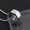 Chains Stainless Steel Screw Cap Pendant Necklace For Men Hiphop Personality Trend Male Necklaces Punk Style Soomth Surface