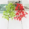 Dekorativa blommor 2st Retro Autumn Artificial Plant Flower Arrangement Home Garden El Shopping Mall Decoration Plastic Plastic