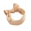 Hair Accessories 1Pcs Born Baby Headband For Girls Elastic Knit Children Turban Bows Soft Nylon Kids Headwear 20 Colors