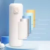 Butelki z wodą Smart Thermos Kubek stali nierdzewnej próżniowa podskórna Temperatura Temperatura Temperatura termiczna Przenośna butelka z przeciekiem na wodę do biurowego samochodu 230303