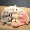 nuova bambola di coniglio con orecchio per bambola retrattile in simpatico peluche RabbitDolls vendite dirette in fabbrica