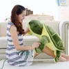 Plush Dolls 1pc Kawaii Huge Size Plush Tortoise Toy Cute Turtle Creative Pillow Staffed Cushion Home Decorate for Girl Vanlentines Day Gift 230303