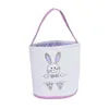 DHL Piękne wielkanocne wiadra królicza torba do przechowywania Wysokiej jakości spersonalizowany koszyk króliczek wielkanocnych dla dzieci wystrój imprez wakacyjny BB030