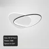 Ceiling Lights Modern Minimalist Led Bedroom Lamp Black White Simplicity Acrylic Surface Mount Panel Light Indoor Decoration For Study