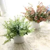 Decorative Flowers Artificial Flower Plastic Money Leaf Little Eucaly Simulation Arrangement Plant Wall Fake Home Decoration